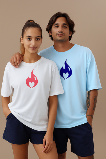 TWICPRD004 THOMSWEAR Round Neck Couple T-Shirt ❤️