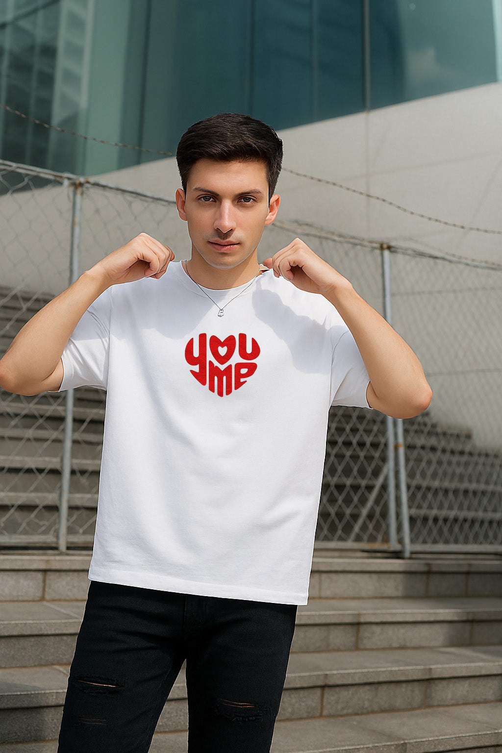 TWICPOZ003 THOMSWEAR Oversize Couple T-Shirt ❤️