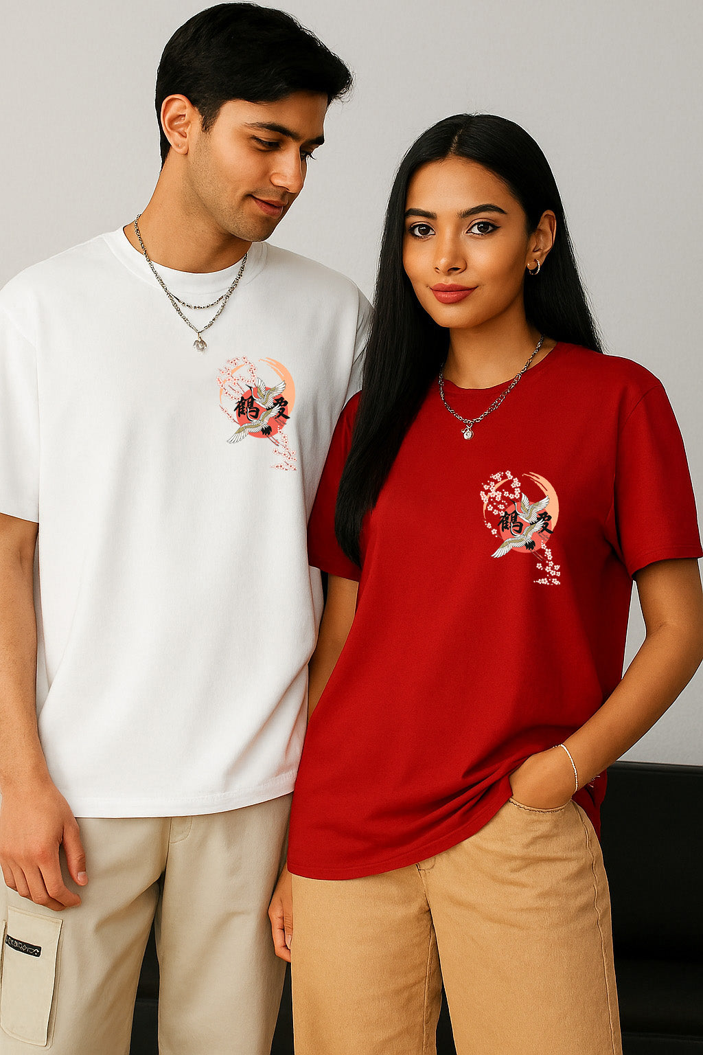 TWICPOZ004 THOMSWEAR Oversize Couple T-Shirt ❤️