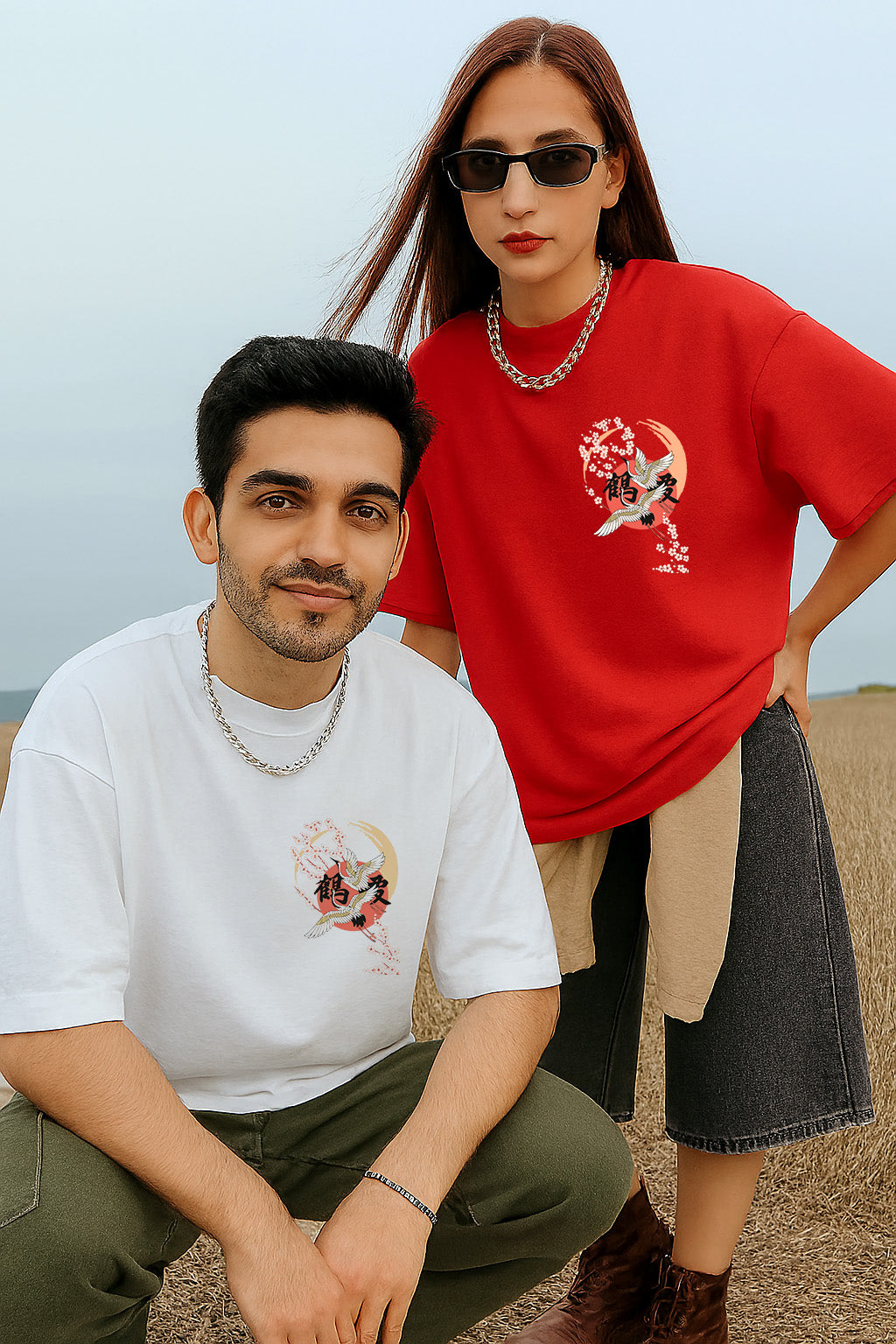 TWICPOZ004 THOMSWEAR Oversize Couple T-Shirt ❤️
