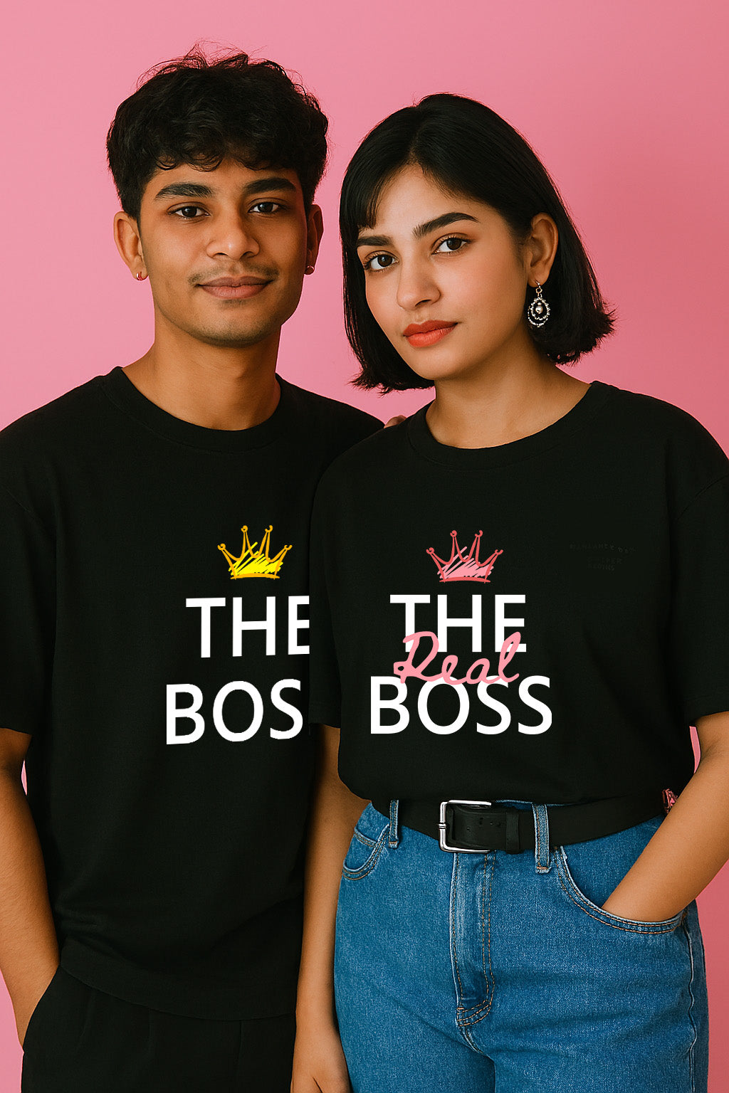 TWICPRD001 THOMSWEAR Round Neck Couple T-Shirt ❤️