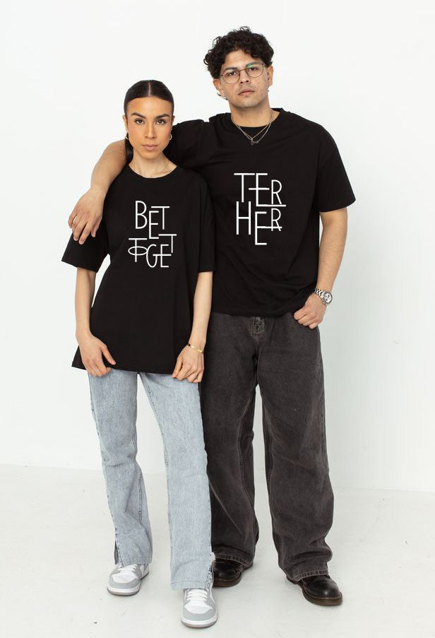 TWICPRD007 THOMSWEAR Round Neck Couple T-Shirt ❤️