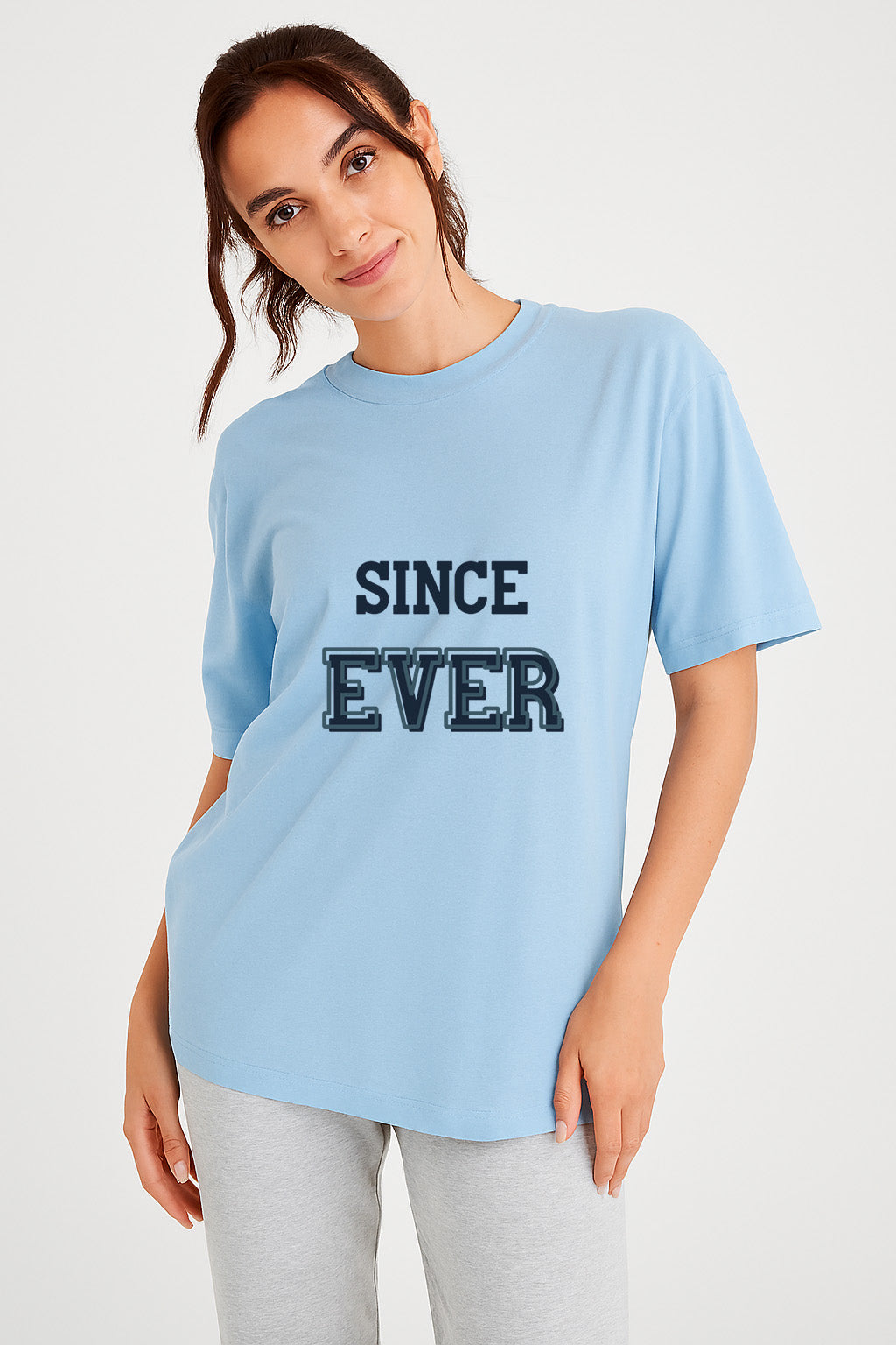 TWICPRD008 THOMSWEAR Round Neck Couple T-Shirt ❤️