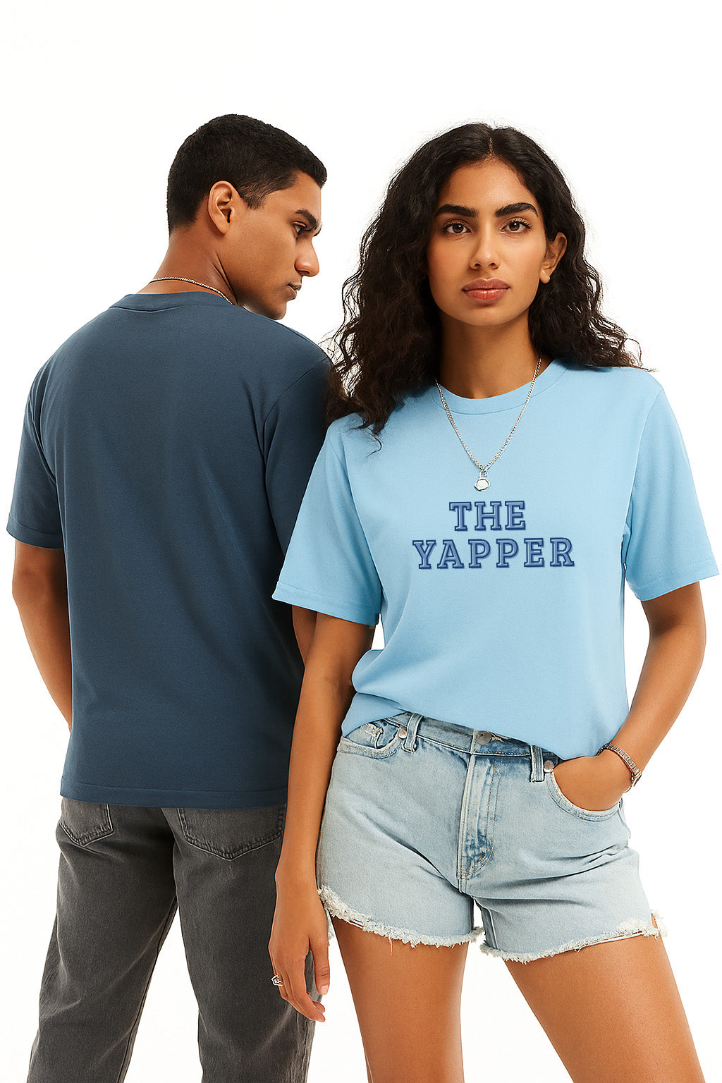 TWICPRD011 THOMSWEAR Round Neck Couple T-Shirt ❤️