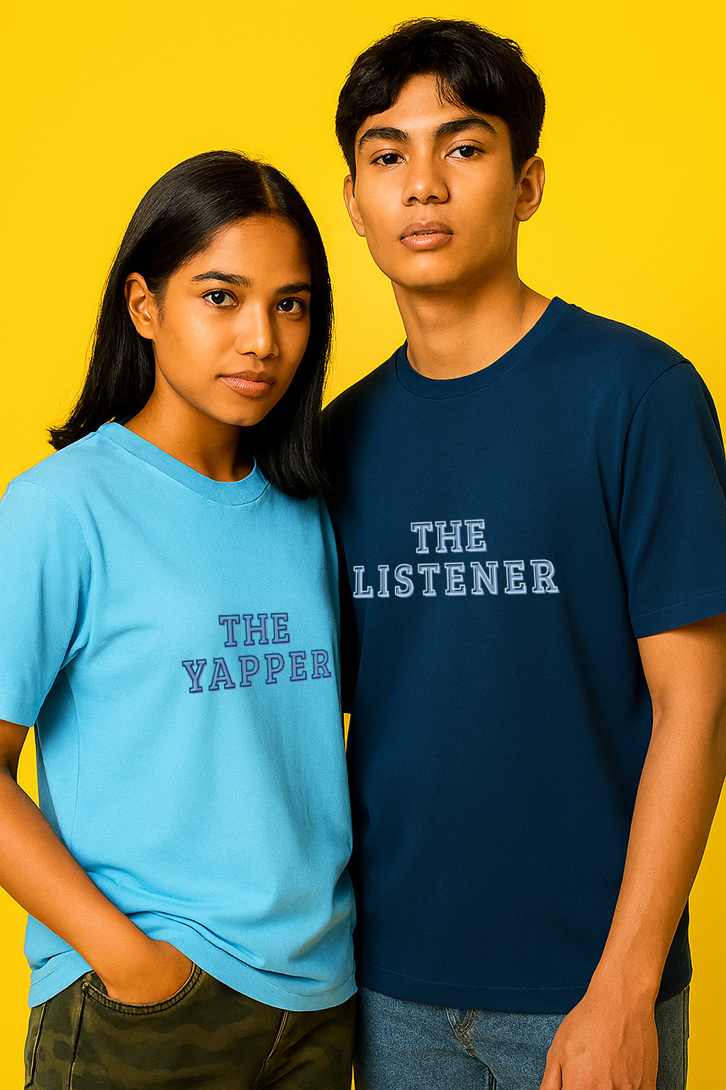 TWICPRD011 THOMSWEAR Round Neck Couple T-Shirt ❤️