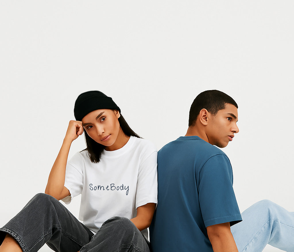 TWICPRD012 THOMSWEAR Round Neck Couple T-Shirt ❤️