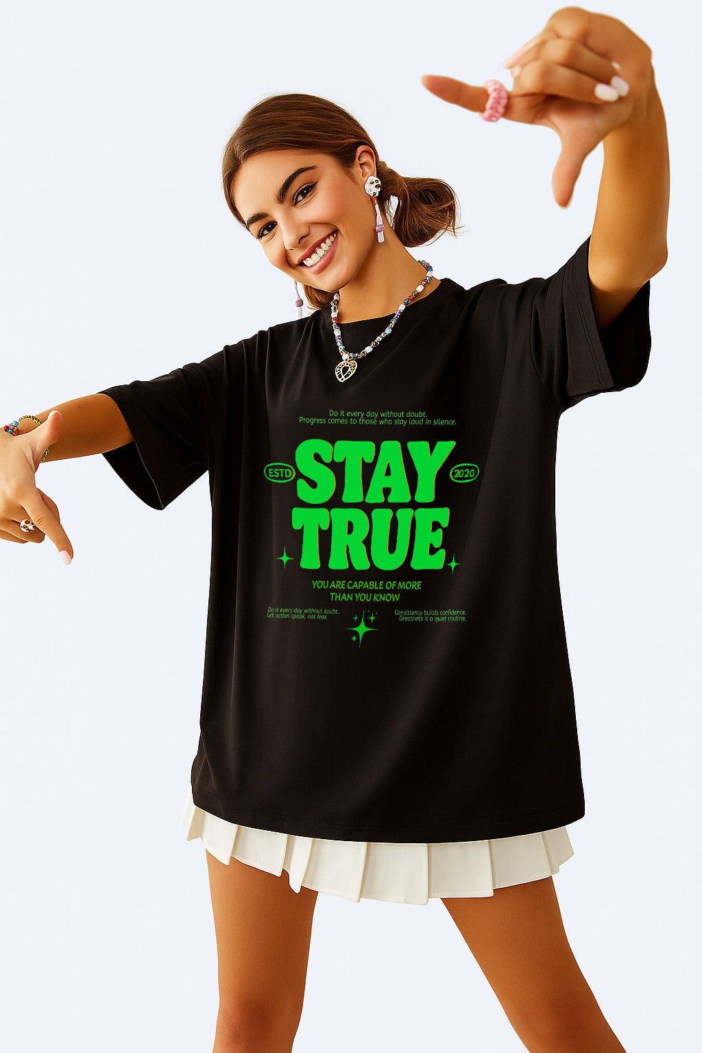 TWIOZ011 THOMSWEAR Trendy Unisex Oversize T-Shirt