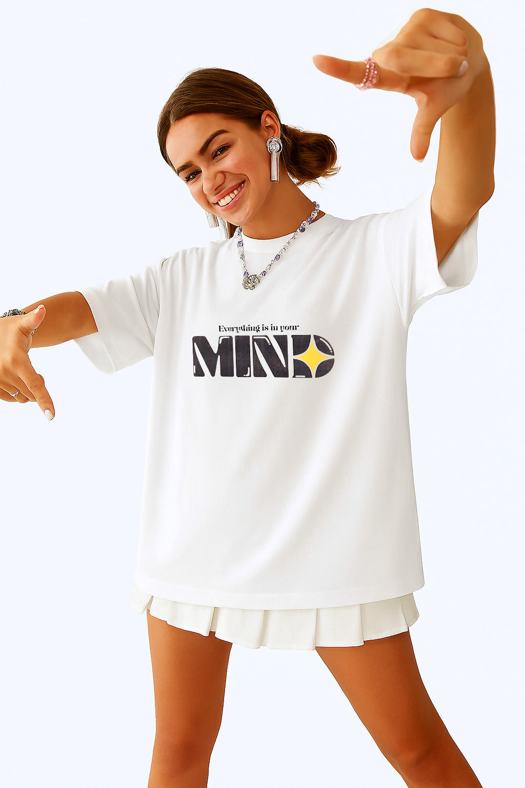 TWIOZ012 THOMSWEAR Trendy Unisex Oversize T-Shirt