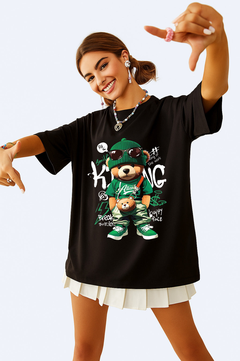 TWIOZ013 THOMSWEAR Trendy Unisex Oversize T-Shirt
