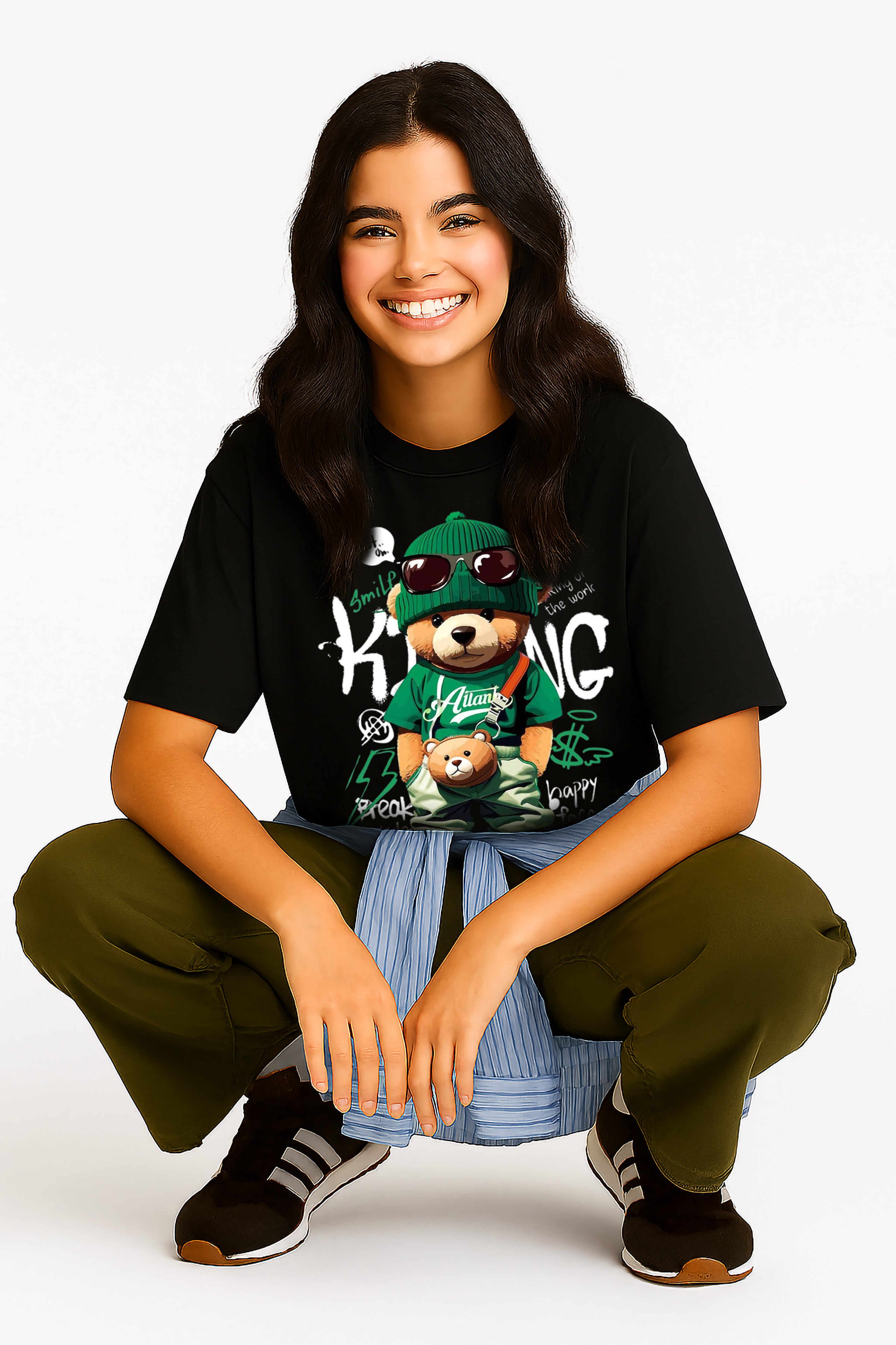 TWIOZ013 THOMSWEAR Trendy Unisex Oversize T-Shirt
