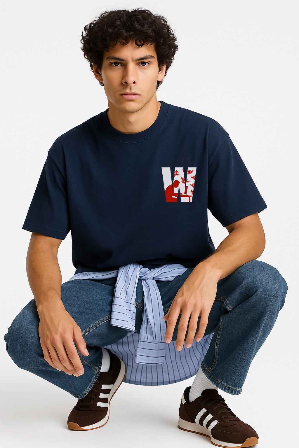 TWIOZ014 THOMSWEAR Trendy Unisex Oversize T-Shirt