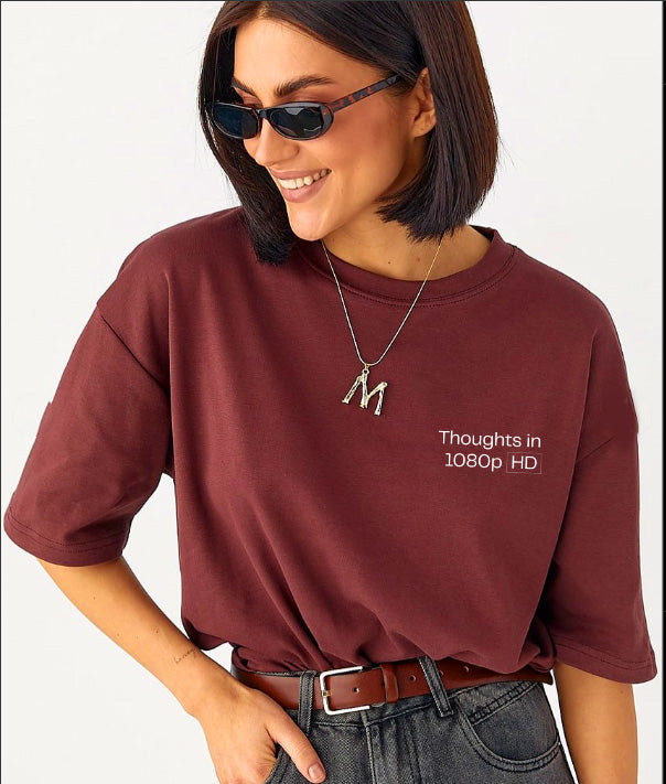 TWIOZ017 THOMSWEAR Trendy Unisex Oversize T-Shirt