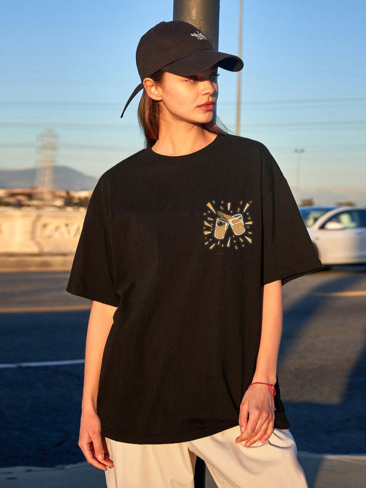 TWIOZ018 THOMSWEAR Trendy Unisex Oversize T-Shirt