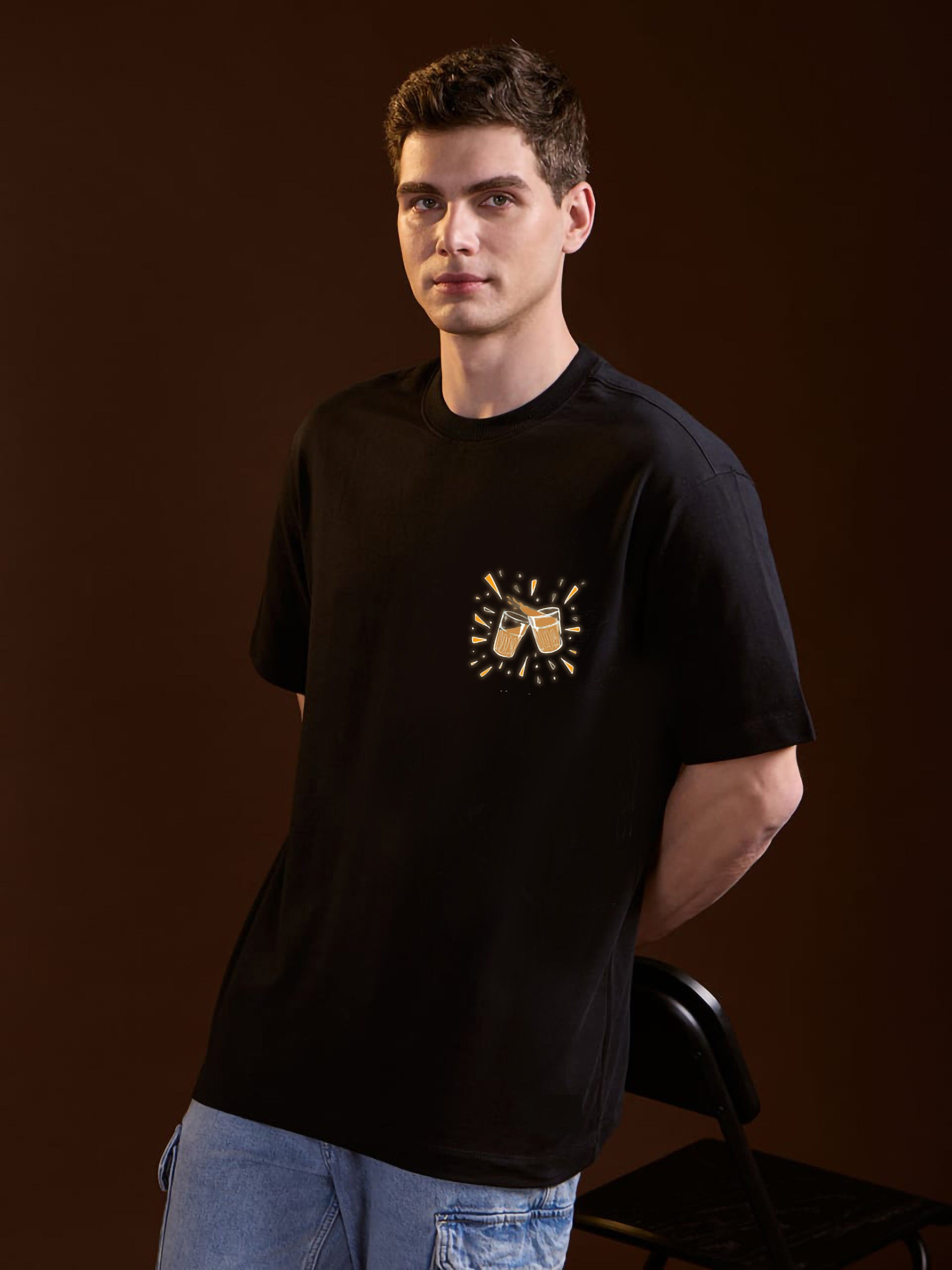 TWIOZ018 THOMSWEAR Trendy Unisex Oversize T-Shirt