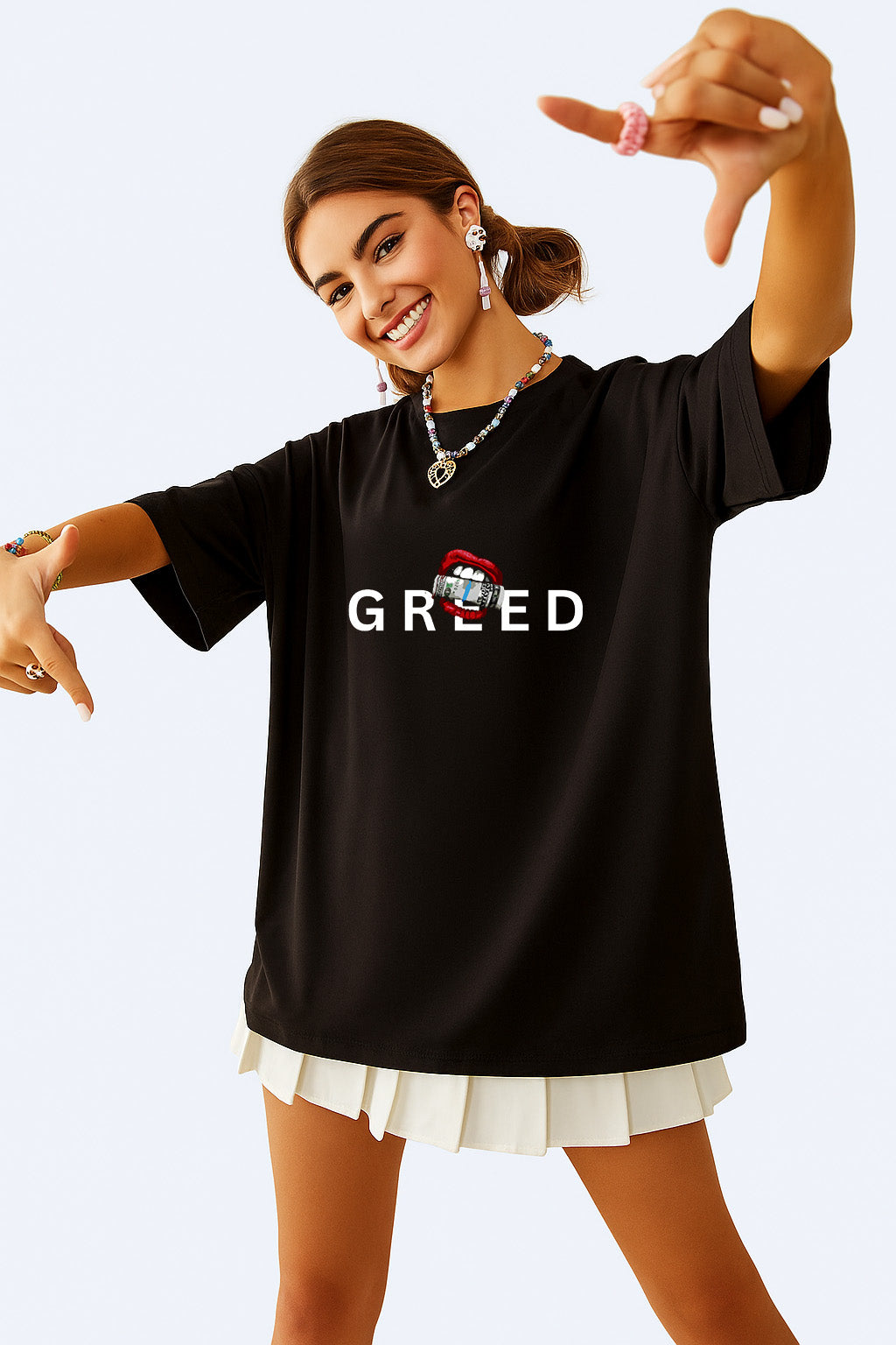 TWIOZ022 THOMSWEAR Trendy Unisex Oversize T-Shirt