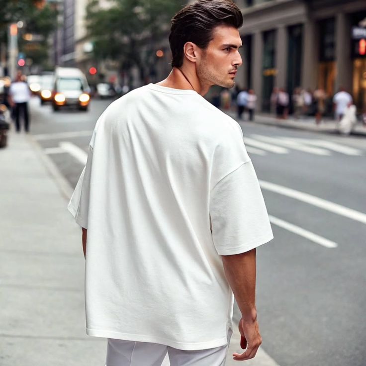 TWIOZ023 THOMSWEAR Trendy Unisex Oversize T-Shirt