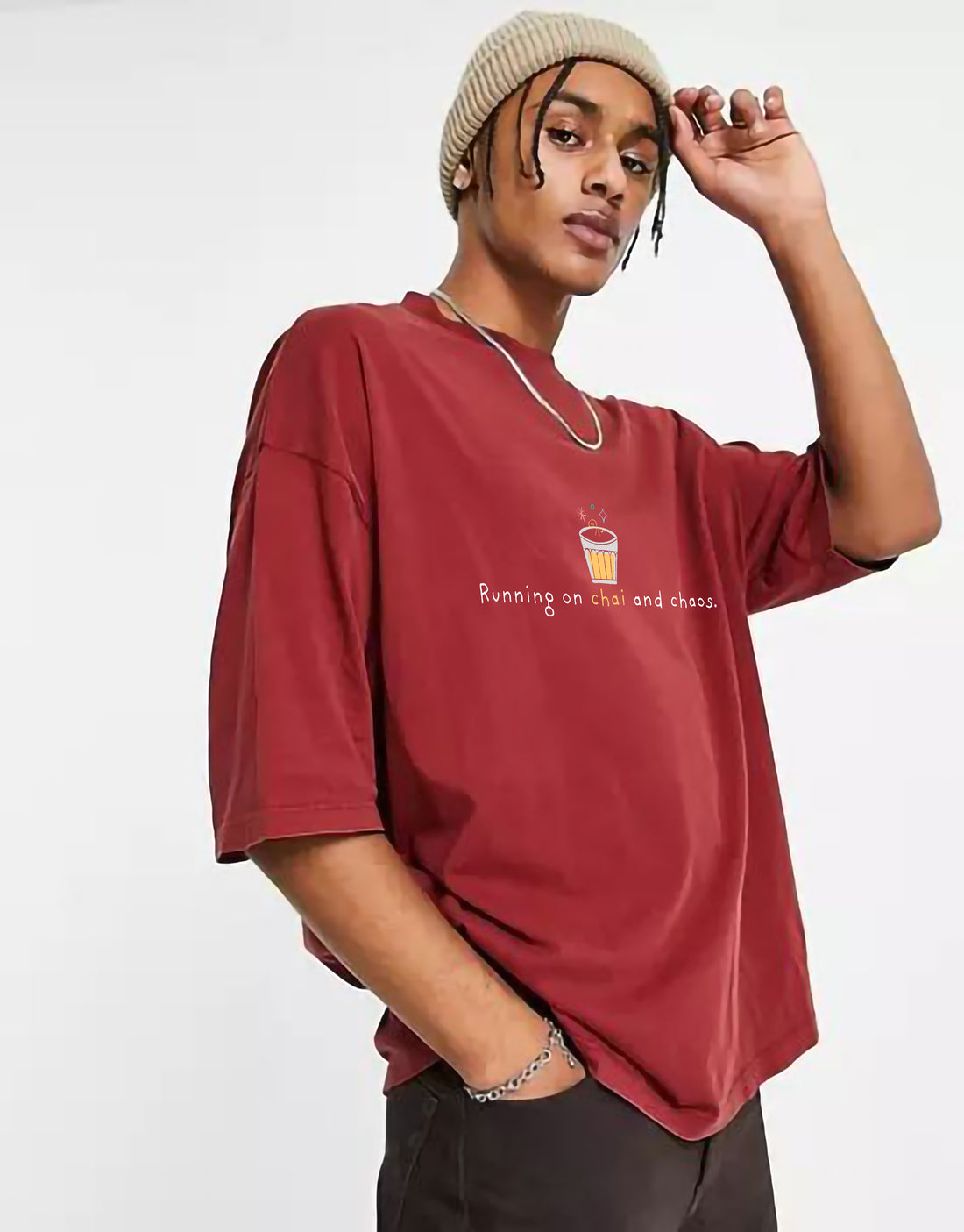 TWIOZ024 THOMSWEAR Trendy Unisex Oversize T-Shirt