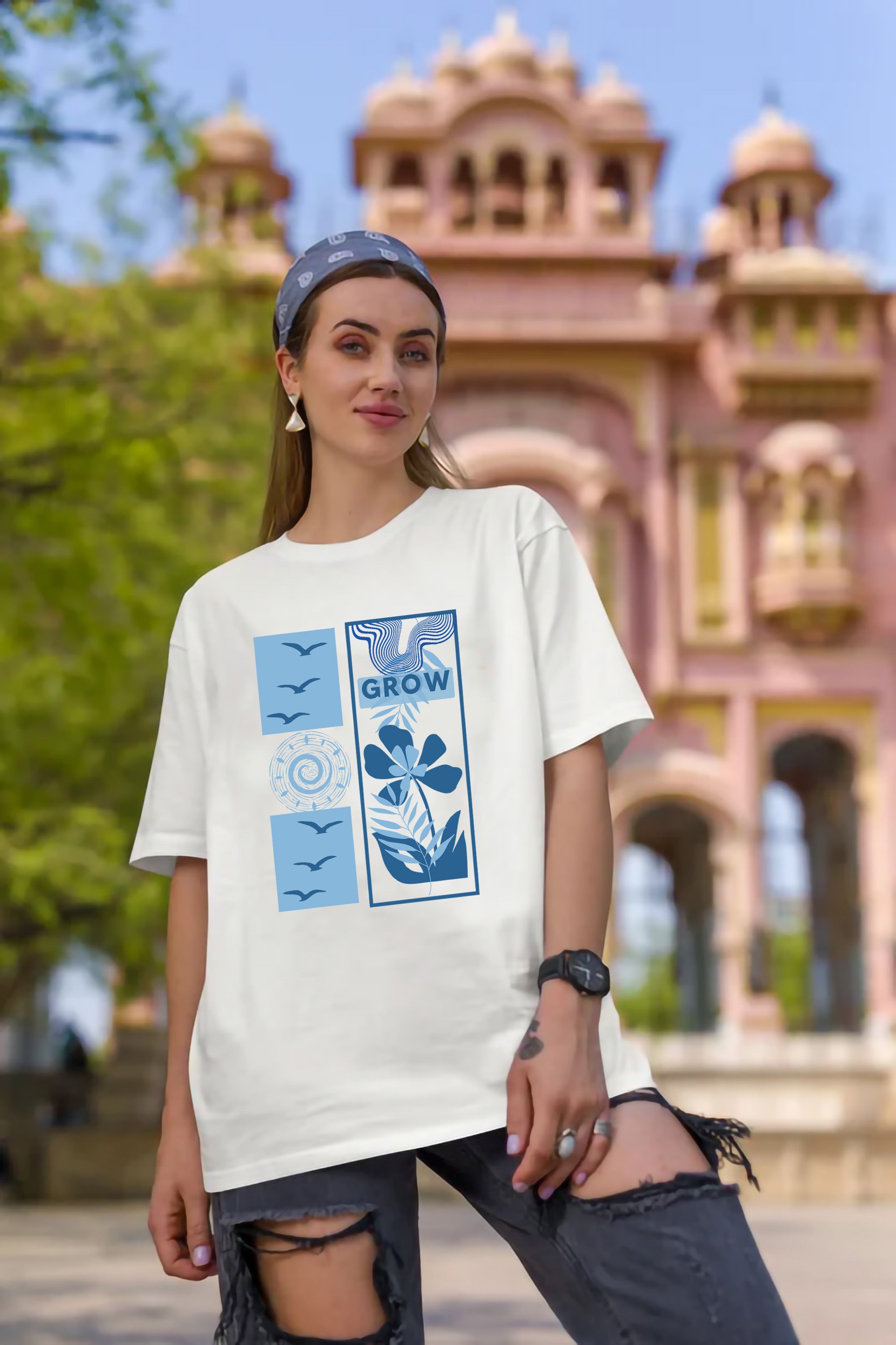 TWIOZ025 THOMSWEAR Trendy Unisex Oversize T-Shirt