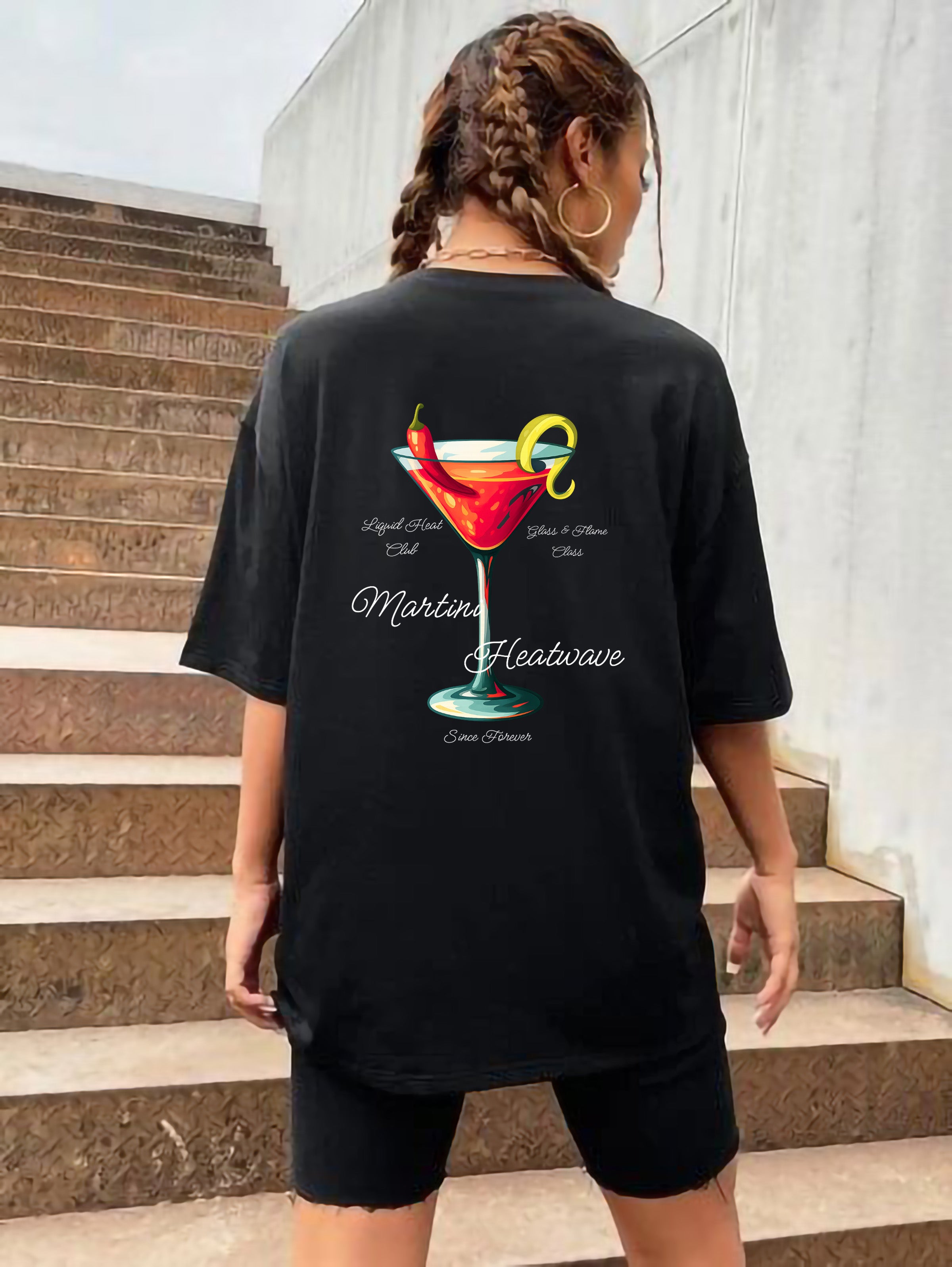TWIOZ030 THOMSWEAR Trendy Unisex Oversize T-Shirt