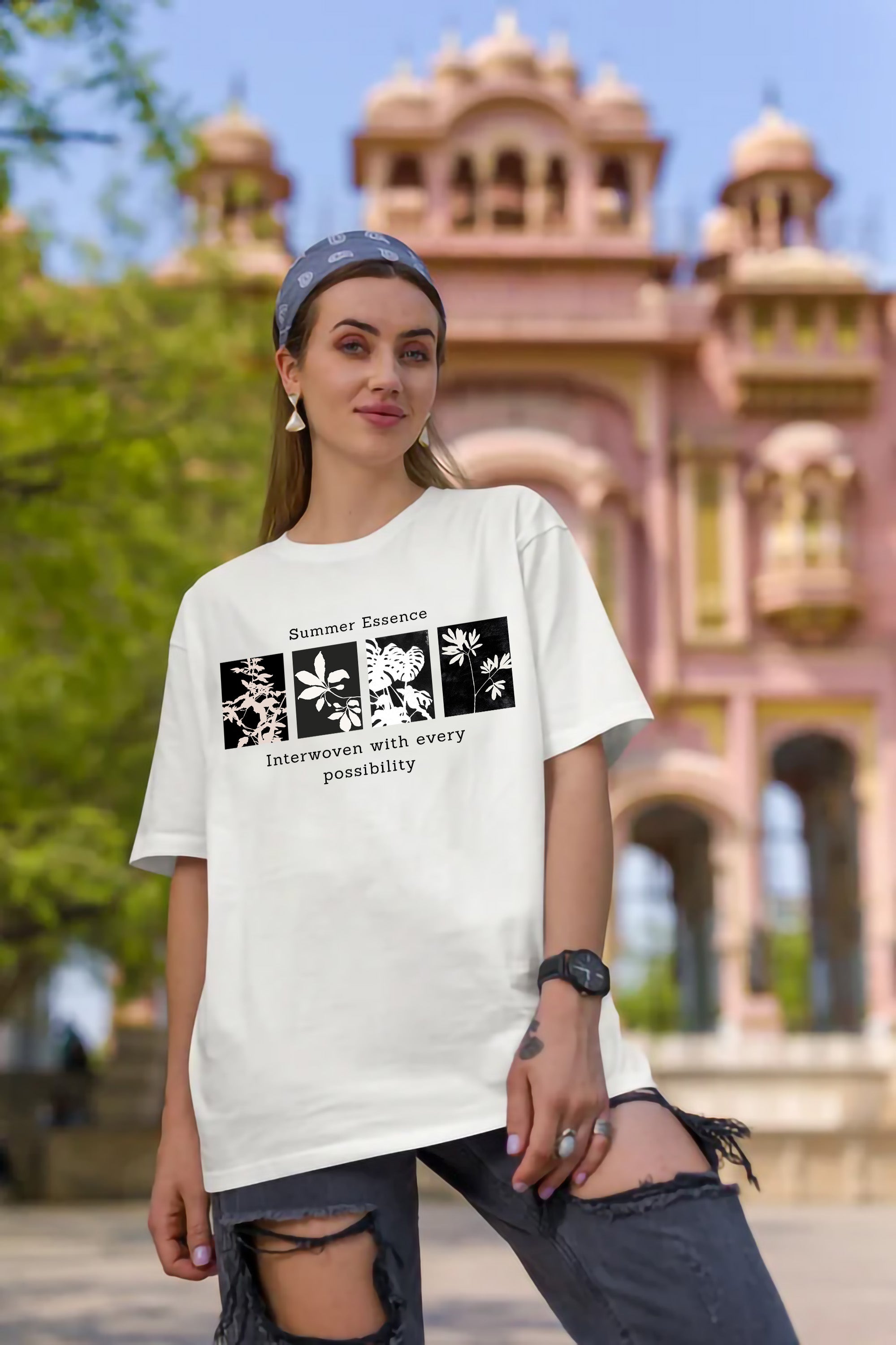 TWIOZ035 THOMSWEAR Trendy Unisex Oversize T-Shirt