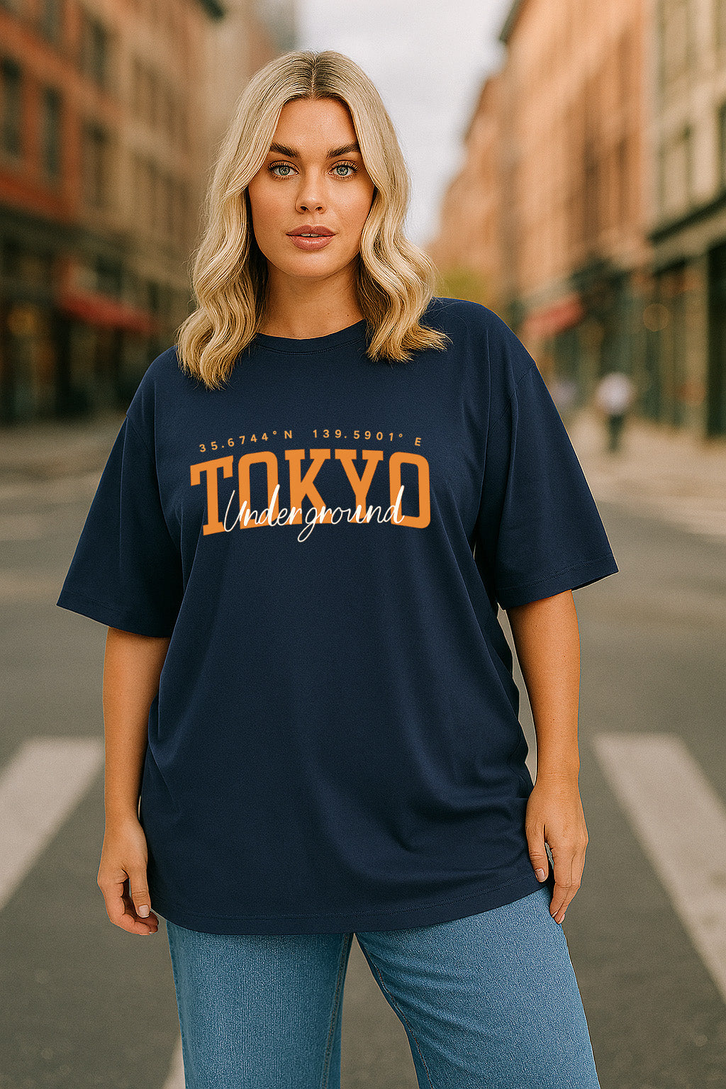 TWIOZ040 THOMSWEAR Trendy Unisex Oversize T-Shirt