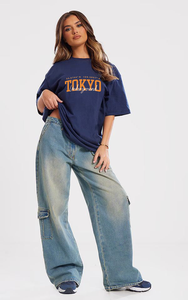 TWIOZ040 THOMSWEAR Trendy Unisex Oversize T-Shirt
