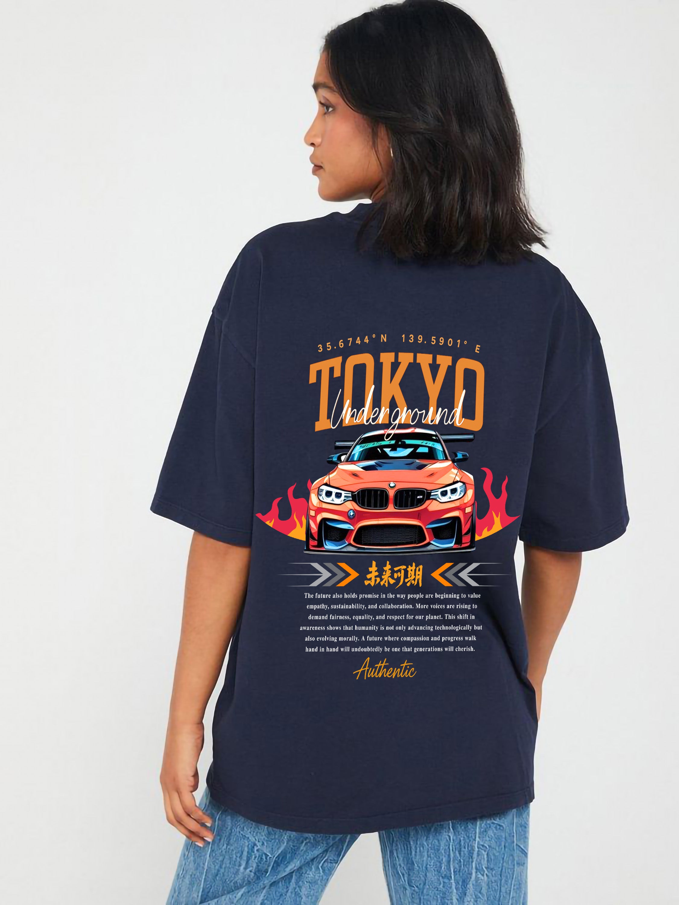 TWIOZ040 THOMSWEAR Trendy Unisex Oversize T-Shirt