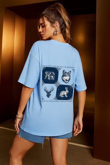 TWIOZ042 THOMSWEAR Trendy Unisex Oversize T-Shirt