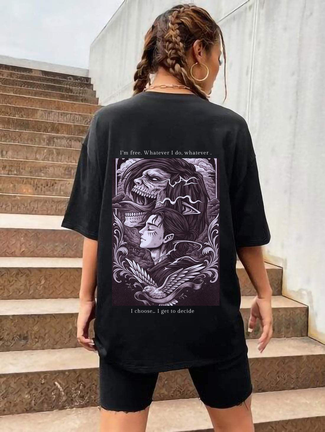 TWIOZ046 THOMSWEAR Trendy Unisex Oversize T-Shirt