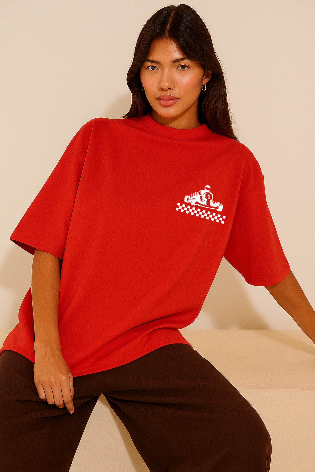 TWIOZ048 THOMSWEAR Trendy Unisex Oversize T-Shirt