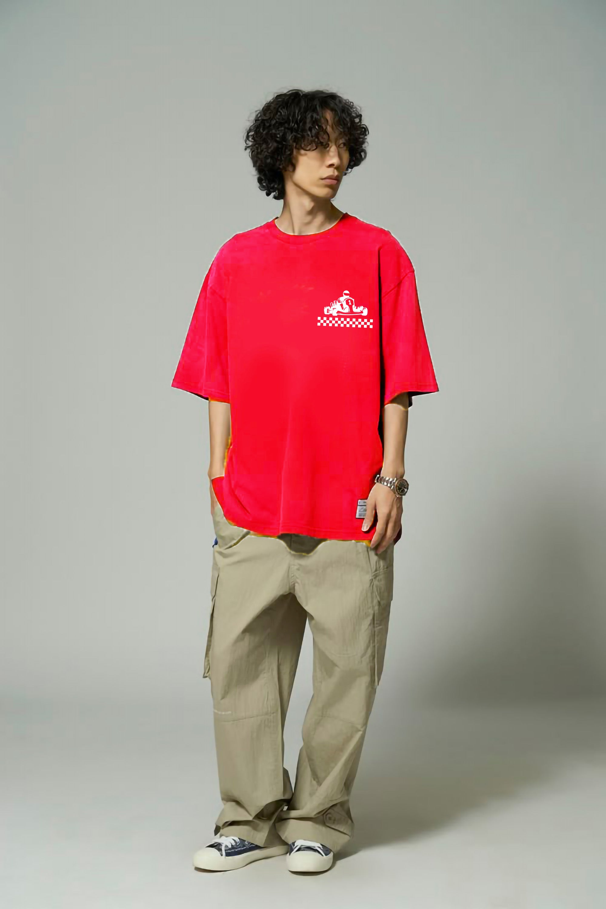 TWIOZ048 THOMSWEAR Trendy Unisex Oversize T-Shirt