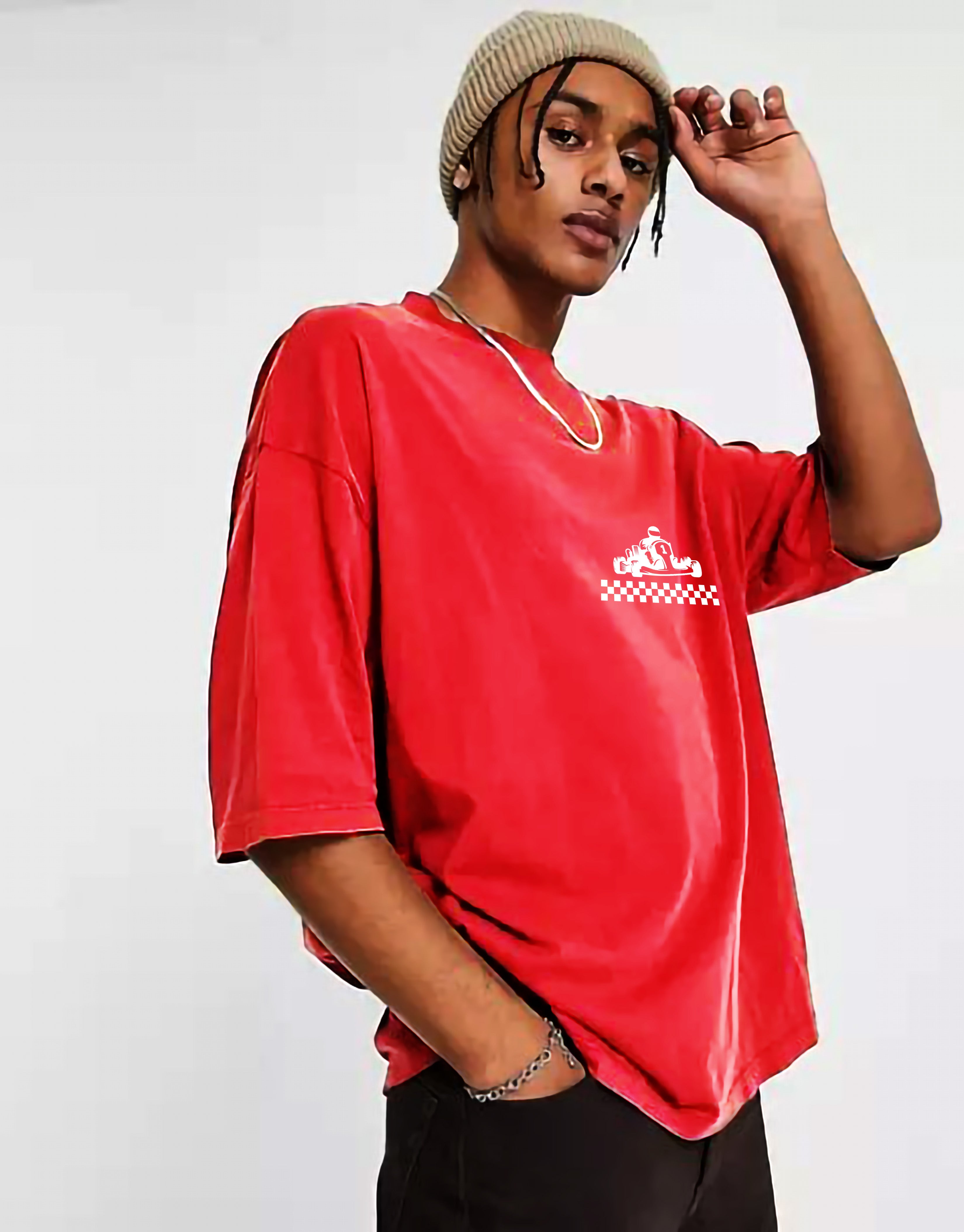 TWIOZ048 THOMSWEAR Trendy Unisex Oversize T-Shirt