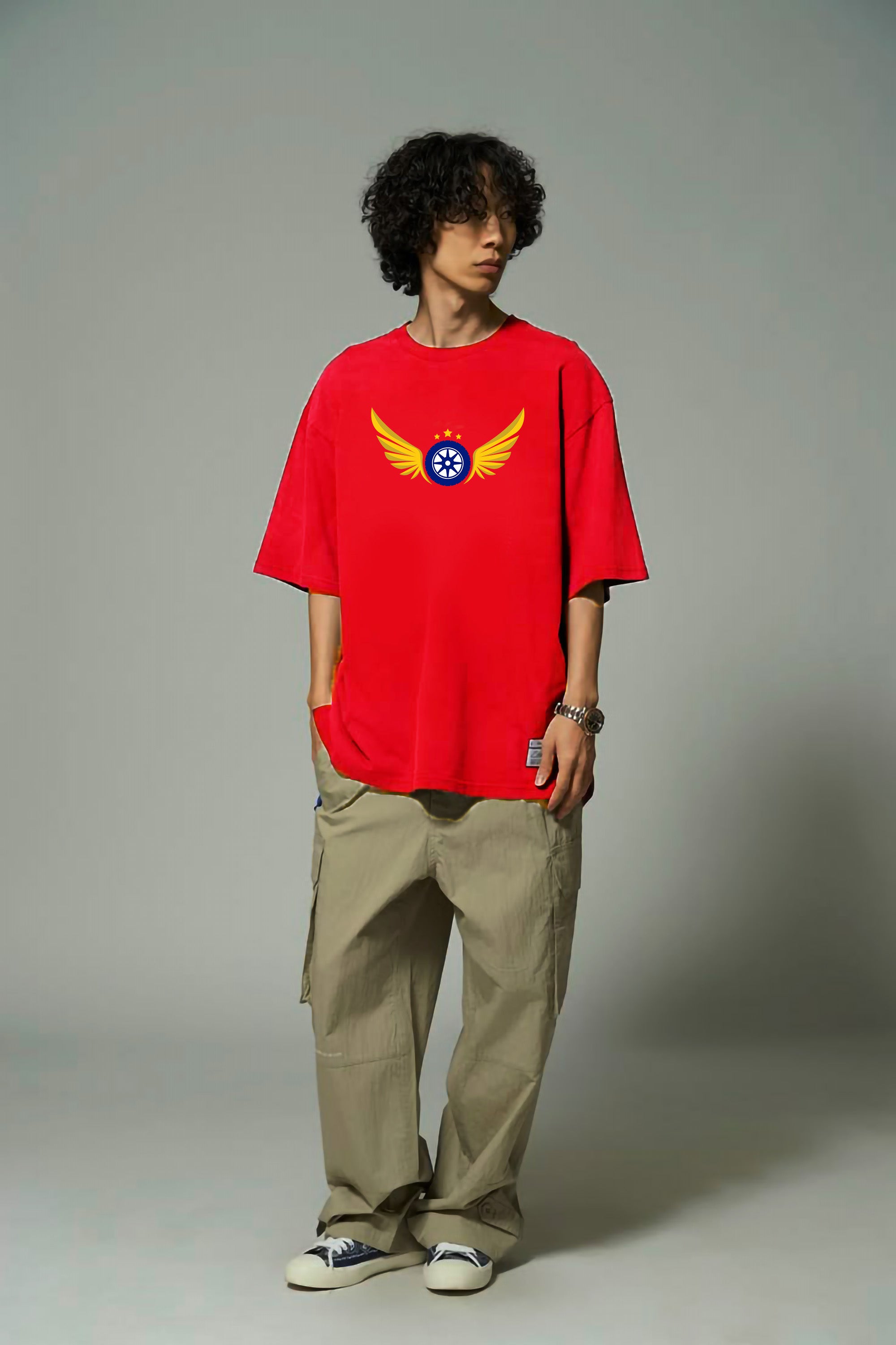 TWIOZ049 THOMSWEAR Trendy Unisex Oversize T-Shirt