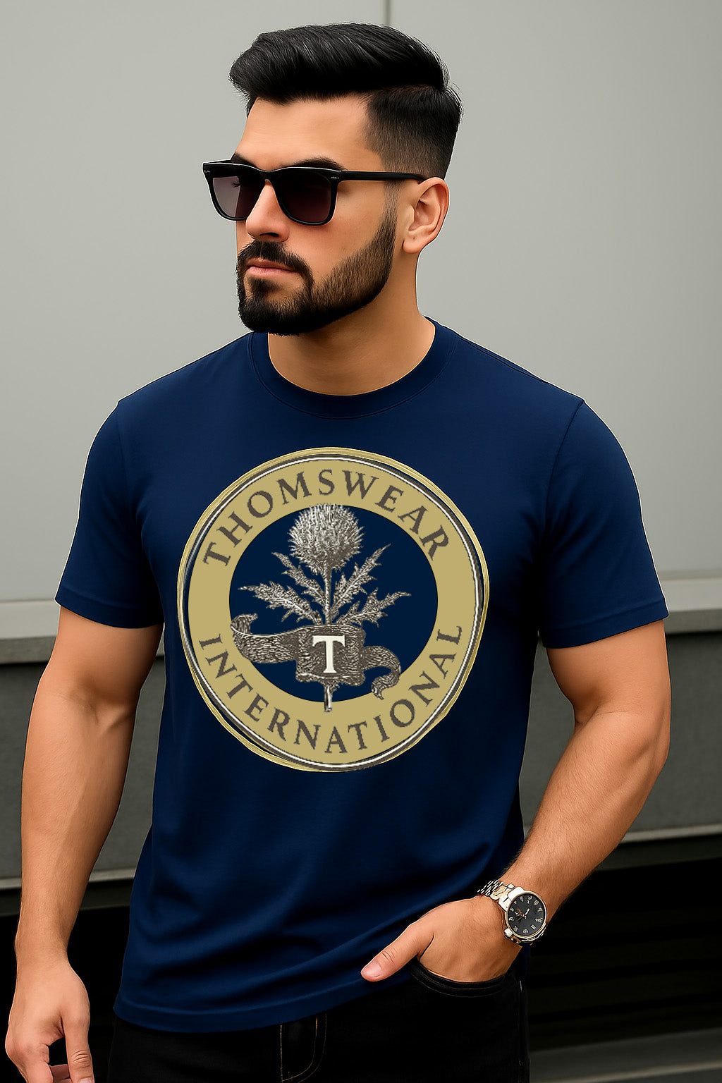 TWIRD054 THOMSWEAR Classic Unisex Round Neck T-Shirt